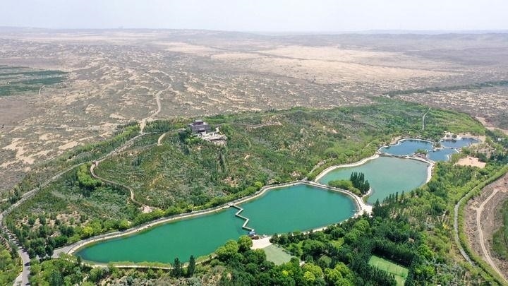 △2023年6月7日，寧夏靈武市白芨灘國家級自然保護區(qū)。