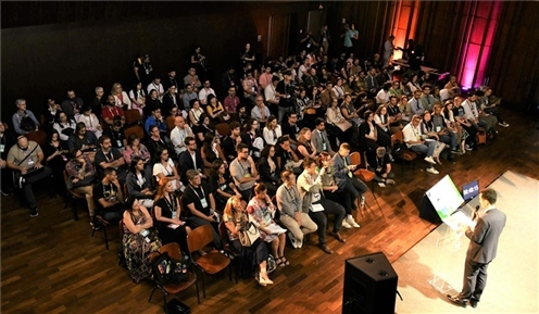 “視聽(tīng)中國(guó)”——文化與商業(yè)機(jī)遇推介會(huì)暨中國(guó)視聽(tīng)節(jié)目展映會(huì)現(xiàn)場(chǎng)。 中廣國(guó)際公司供圖