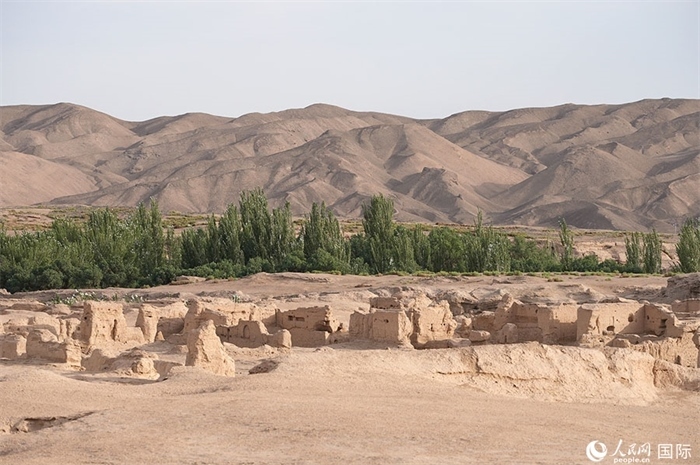 交河故城。人民網(wǎng)記者 張麗婭攝