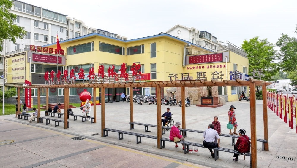 6月20日拍攝的長城花園社區(qū)一角（無人機照片）。