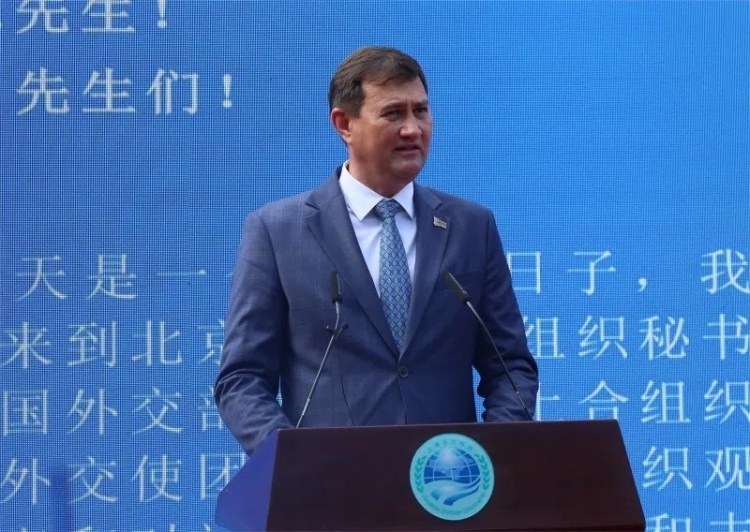 白俄羅斯外交部長馬克西姆·雷任科夫出席活動并致辭。主辦方供圖