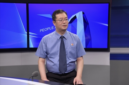 福建省泉州市人民檢察院檢察長(zhǎng)施建清。人民網(wǎng)記者 王曉嘯攝