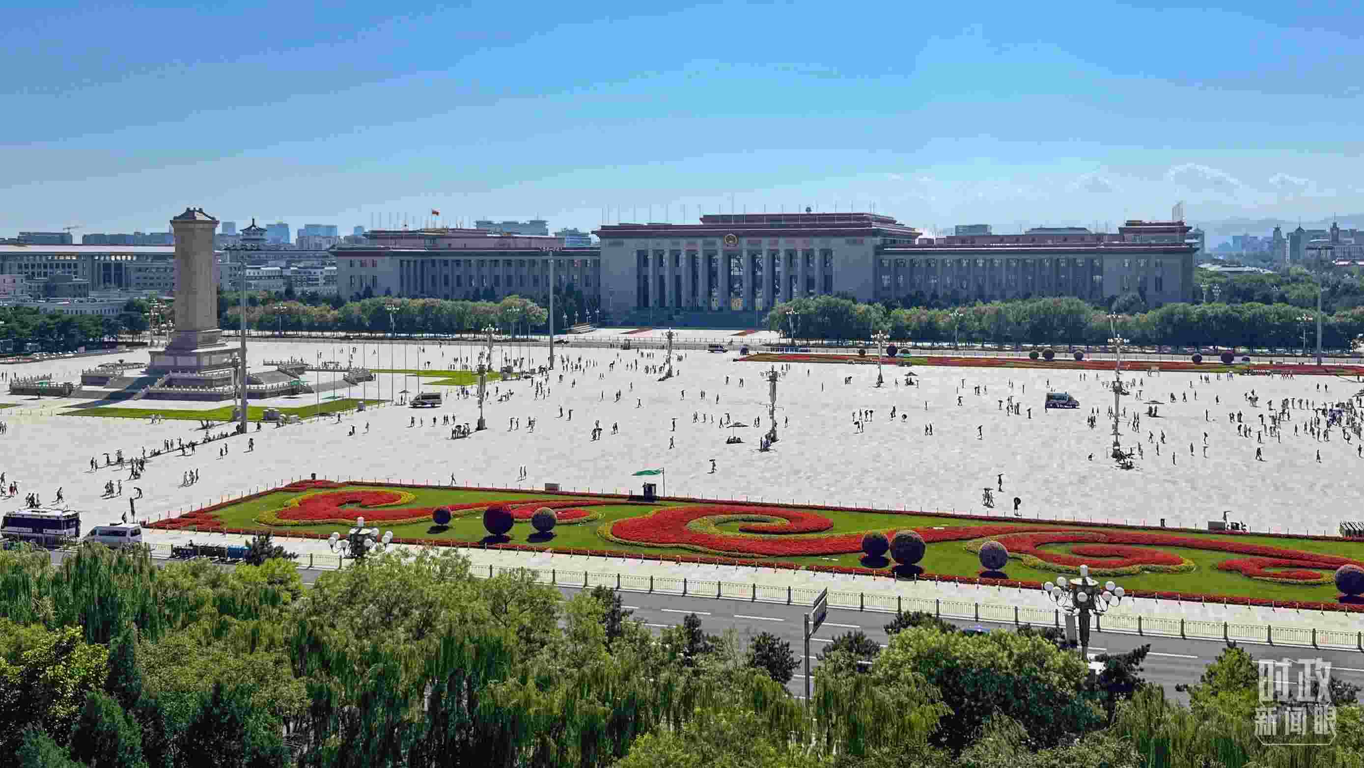 △北京天安門(mén)廣場(chǎng)。（總臺(tái)央視記者蔣碩拍攝）