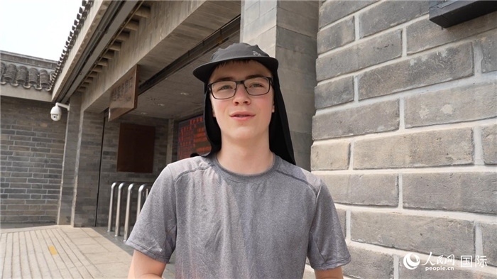 圖為德國籍游客埃里克·西伯特。人民網(wǎng)記者 吳超嵐攝