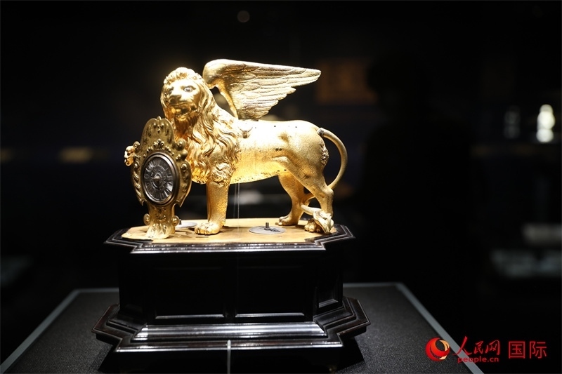 展覽“傳奇之旅：馬可·波羅與絲綢之路上的世界”展品。人民網(wǎng) 殷韜攝