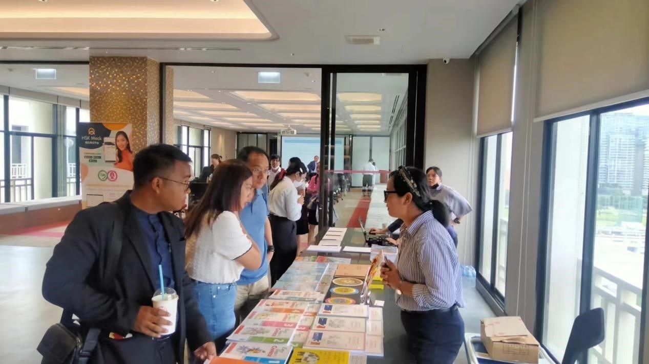 泰國中文教育精英教師高端培訓(xùn)活動現(xiàn)場。泰國朱拉隆功大學(xué)孔子學(xué)院供圖