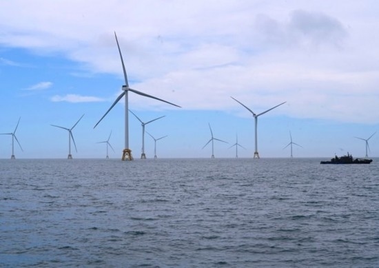 2024年6月19日拍攝的三峽集團(tuán)漳浦二期海上風(fēng)電項(xiàng)目。新華社記者 林善傳 攝
