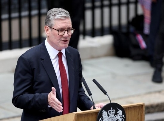  圖為英國首相斯塔默資料照片。（新華社記者李穎攝）