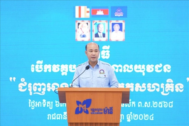 洪瑪尼在開(kāi)幕式致辭?；顒?dòng)主辦方供圖