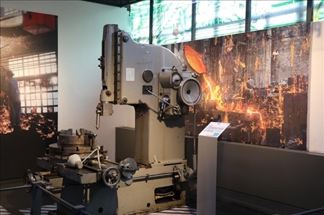 天水工業(yè)博物館內(nèi)景。新華社記者 馬莎 攝