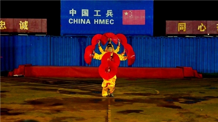 中國傳統(tǒng)文化節(jié)目表演。孫千攝