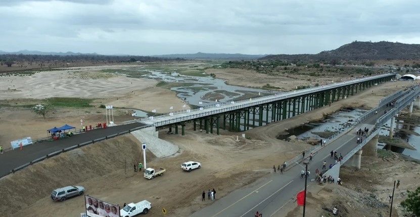 大橋全景。中交二公局第二工程有限公司供圖