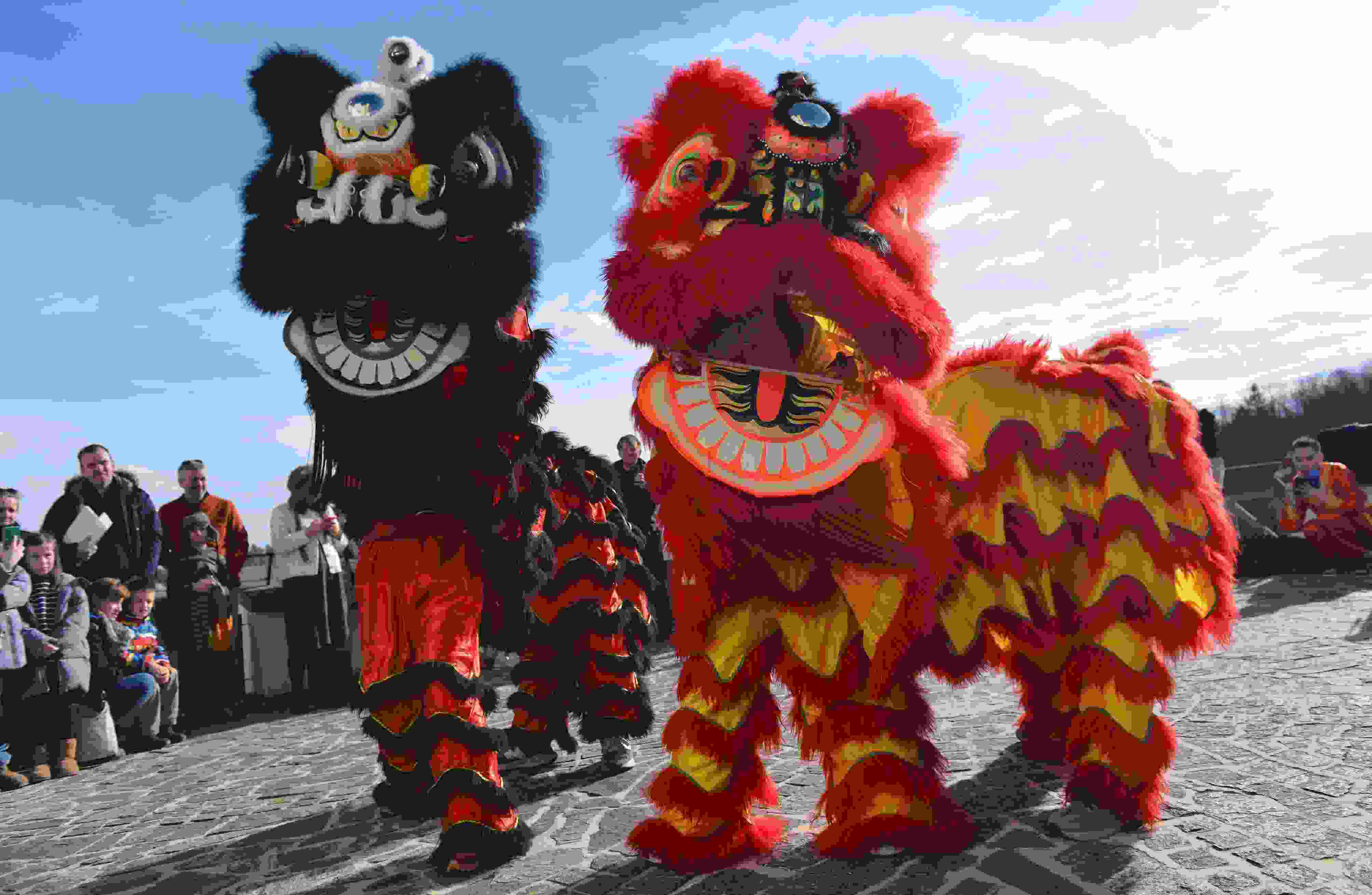 △當(dāng)?shù)貢r(shí)間2024年2月4日，克羅地亞克拉皮納，薩格勒布大學(xué)孔子學(xué)院舉辦一系列活動(dòng)，迎接中國(guó)農(nóng)歷龍年春節(jié)。