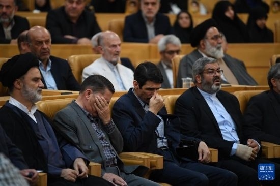 這是10月7日在伊朗首都德黑蘭拍攝的第七屆聲援巴勒斯坦兒童和青少年國際會議現(xiàn)場。新華社記者 沙達(dá)提 攝