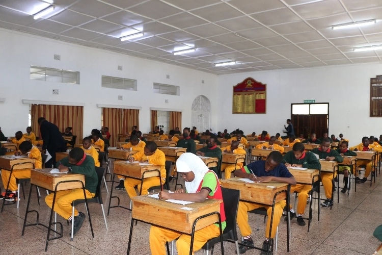 考場(chǎng)現(xiàn)場(chǎng)。埃格頓大學(xué)孔子學(xué)院供圖