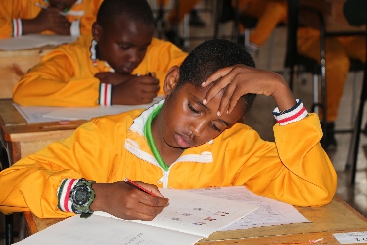 考場(chǎng)現(xiàn)場(chǎng)。埃格頓大學(xué)孔子學(xué)院供圖