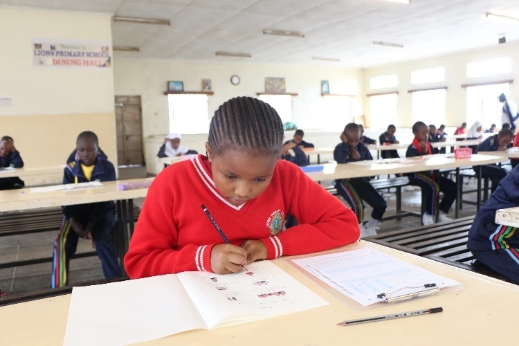 考場(chǎng)現(xiàn)場(chǎng)。埃格頓大學(xué)孔子學(xué)院供圖