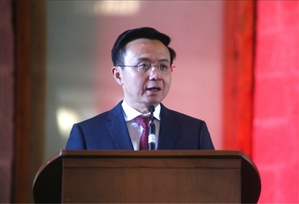 張潤致辭。主辦方供圖