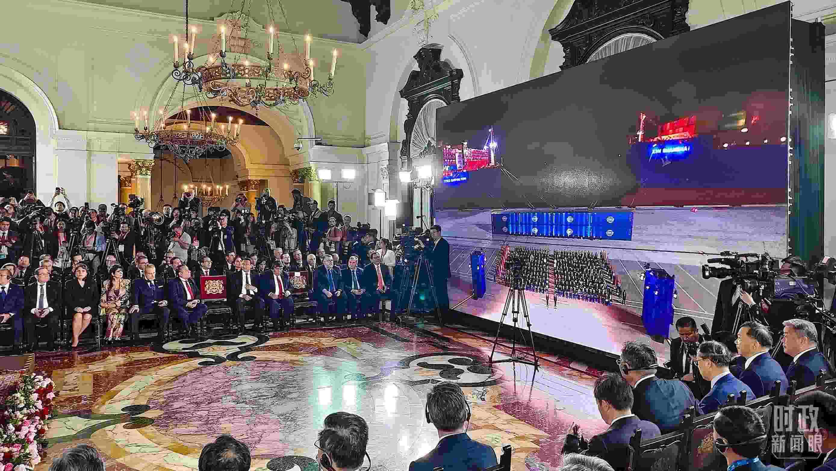 錢凱港開港儀式現場。（總臺央視記者韓銳拍攝）