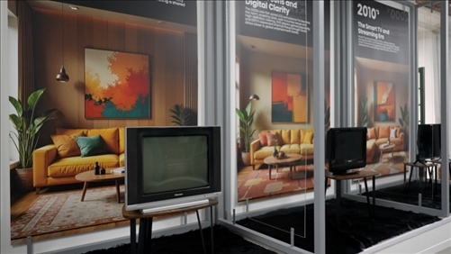 海信顯示技術(shù)展示畫作。海信南非公司供圖