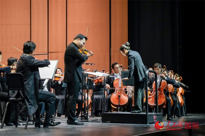 音樂(lè)會(huì)現(xiàn)場(chǎng)。人民網(wǎng) 塔里克·易卜拉欣攝