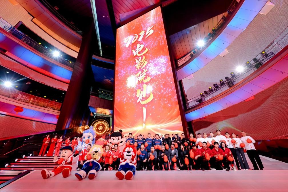 2025年春節(jié)檔電影主創(chuàng)合影。（圖片由主辦方提供）