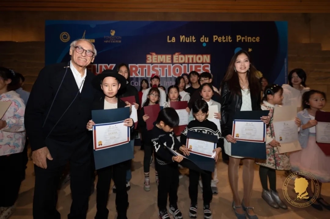 第三屆國際藝術(shù)聯(lián)創(chuàng)聯(lián)展盛大開幕。法中交流促進會供圖