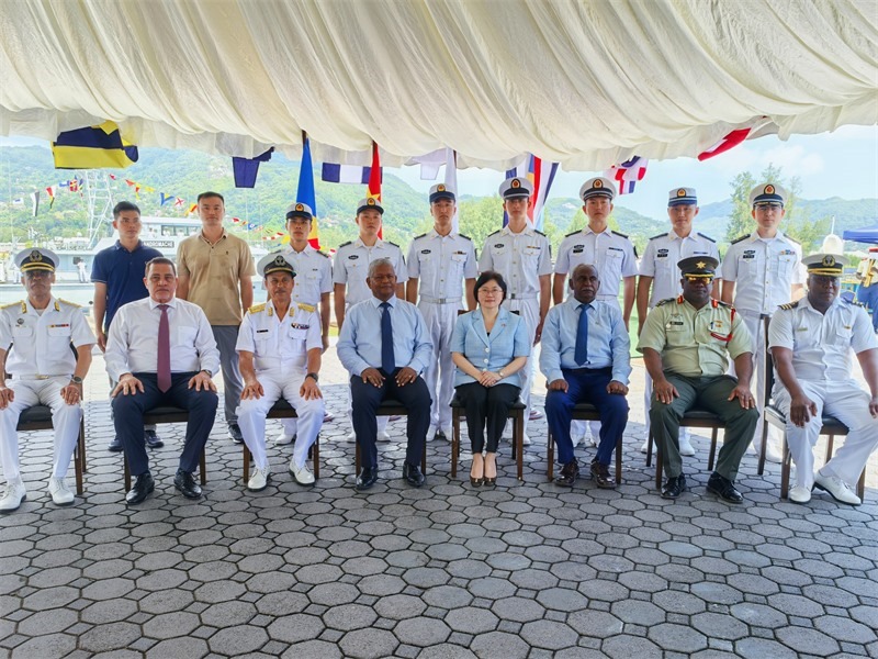 儀式現(xiàn)場。中國駐塞舌爾大使館供圖