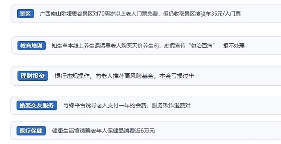 網(wǎng)友在“人民投訴”平臺(tái)反映涉銀發(fā)消費(fèi)相關(guān)糾紛。（“人民投訴”用戶投訴截圖）