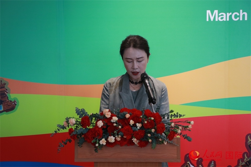 華彬文化基金會(huì)秘書(shū)長(zhǎng)盧戰(zhàn)發(fā)表講話。朱瀟逸攝