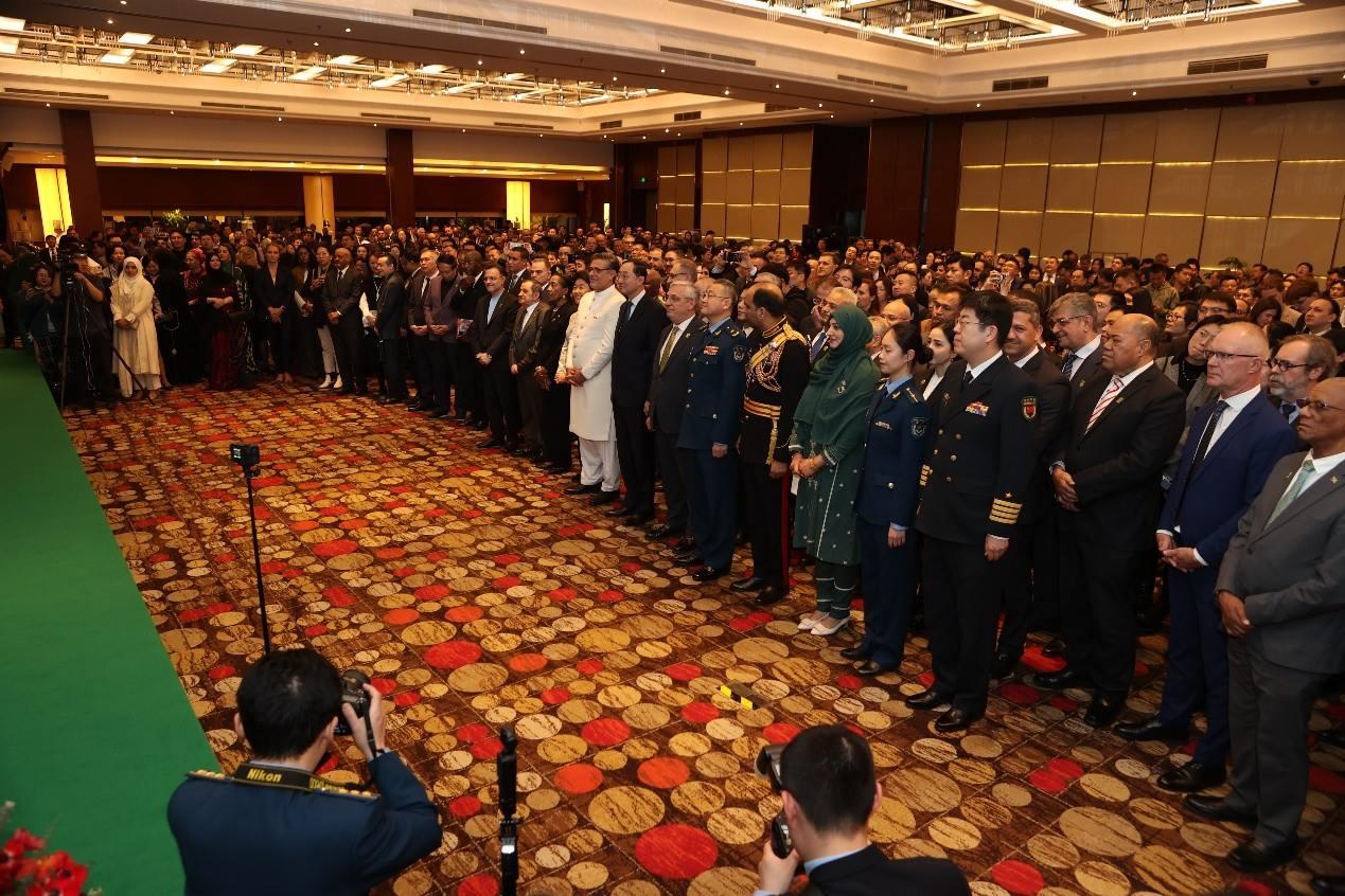 招待會(huì)現(xiàn)場(chǎng)。巴基斯坦駐華大使館供圖