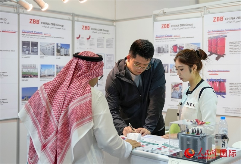 展會(huì)現(xiàn)場(chǎng)。人民網(wǎng) 塔里克·易卜拉欣攝