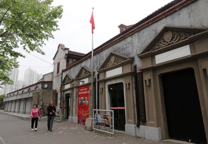 這是2018年5月1日拍攝的中國勞動組合書記部舊址陳列館外景。新華社記者 劉穎 攝