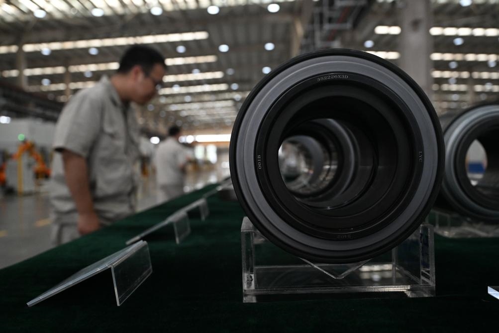 這是洛陽軸承集團(tuán)股份有限公司生產(chǎn)的軸承產(chǎn)品。新華社記者 李嘉南 攝