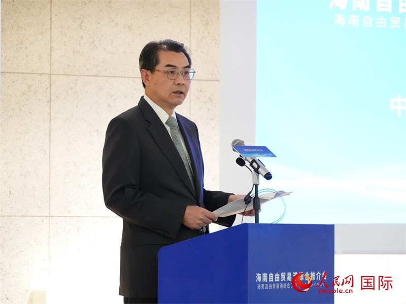 中國駐日本大使吳江浩致辭。人民網(wǎng) 許可攝