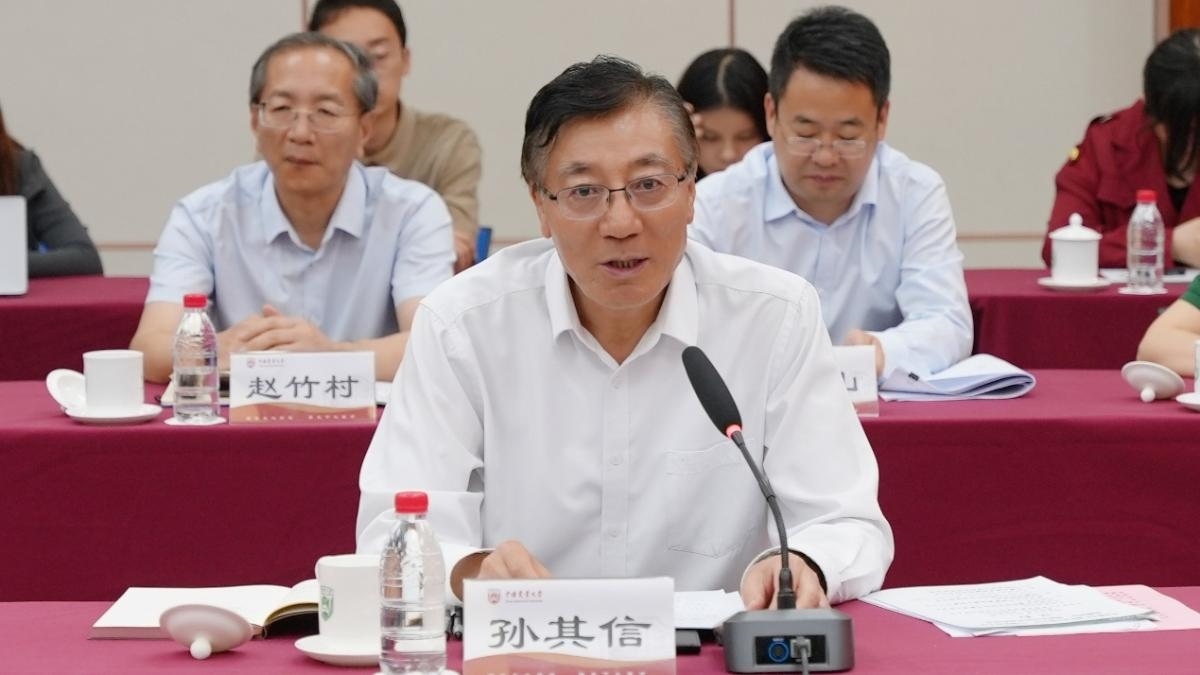 中國(guó)工程院院士、中國(guó)農(nóng)業(yè)大學(xué)校長(zhǎng)孫其信。校方供圖