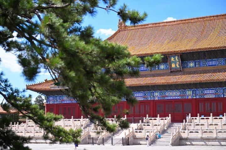 2023年7月8日拍攝的太廟享殿（也稱前殿）。